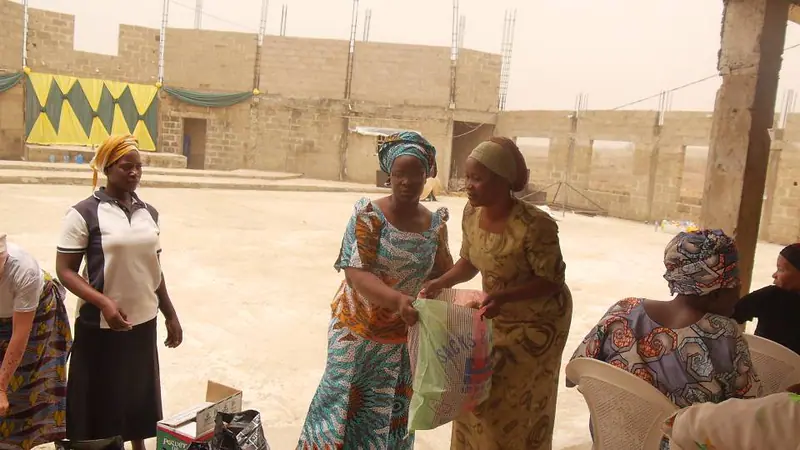 Archive photograph from a Funke Adeyemo Foundation outreach in 2018.