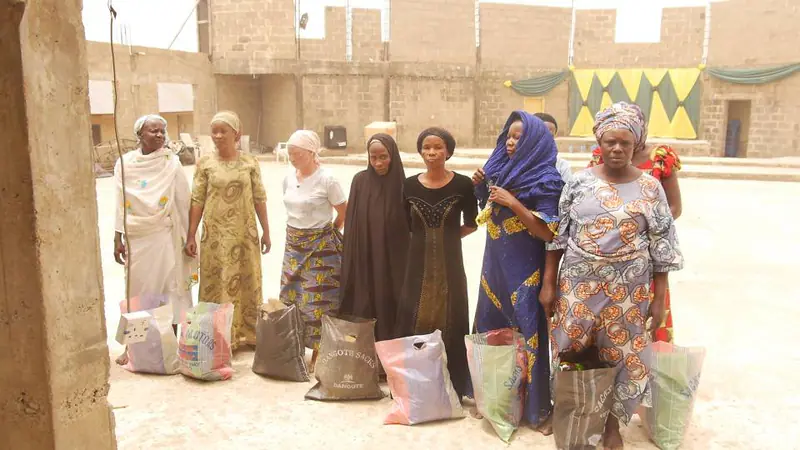 Archive photograph from a Funke Adeyemo Foundation outreach in 2018.