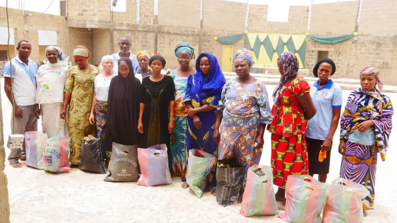 Archive photograph from a Funke Adeyemo Foundation outreach in 2018.