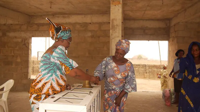 Archive photograph from a Funke Adeyemo Foundation outreach in 2018.
