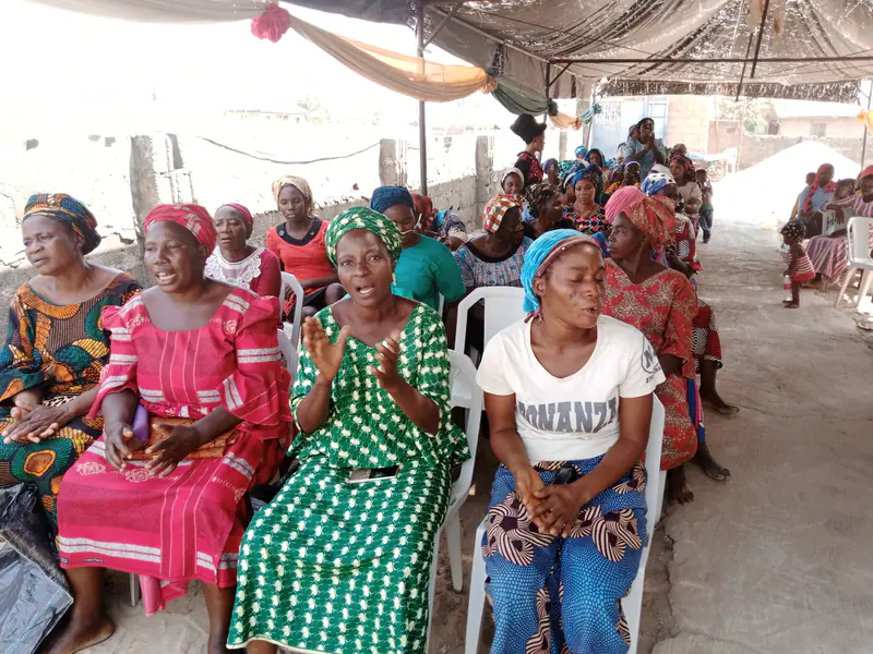Archive photograph from a Funke Adeyemo Foundation outreach in 2020.