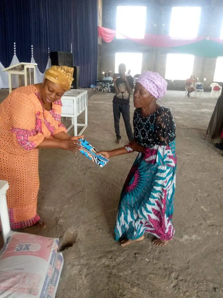 Archive photograph from a Funke Adeyemo Foundation outreach in 2022.