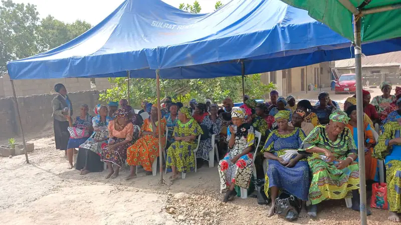 Archive photograph from a Funke Adeyemo Foundation outreach in 2023.