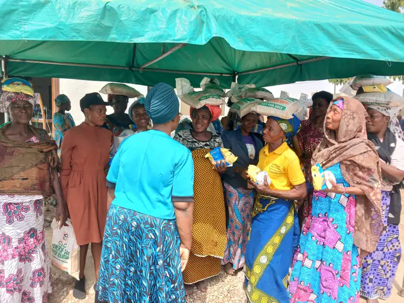 Archive photograph from a Funke Adeyemo Foundation outreach in 2023.