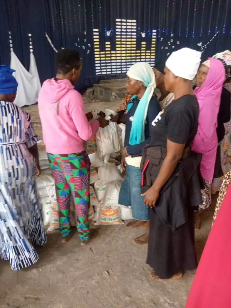 Archive photograph from a Funke Adeyemo Foundation outreach in 2023.