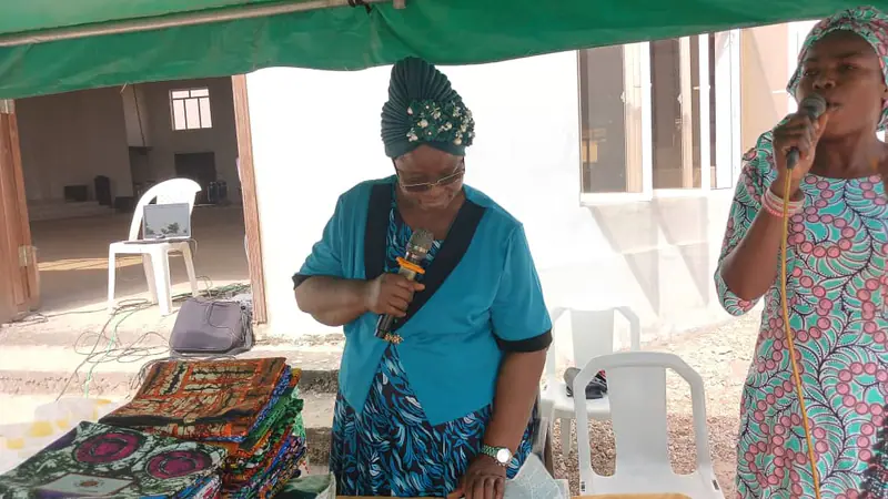 Archive photograph from a Funke Adeyemo Foundation outreach in 2023.