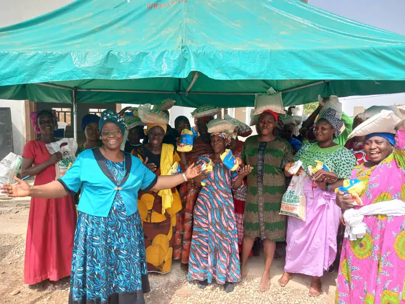 Archive photograph from a Funke Adeyemo Foundation outreach in 2023.