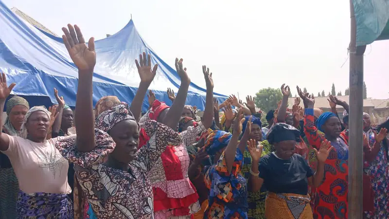 Archive photograph from a Funke Adeyemo Foundation outreach in 2023.
