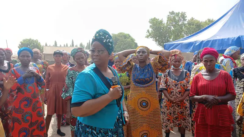 Archive photograph from a Funke Adeyemo Foundation outreach in 2023.