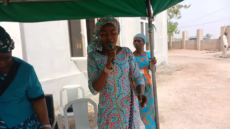 Archive photograph from a Funke Adeyemo Foundation outreach in 2023.