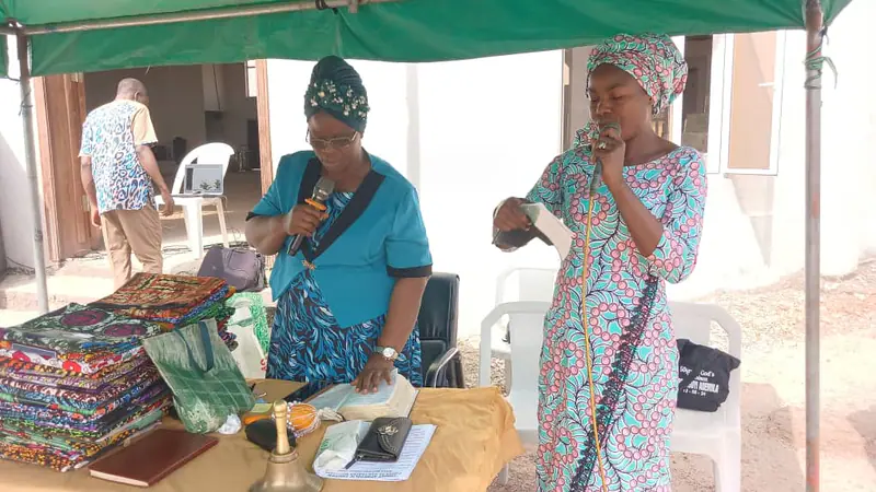 Archive photograph from a Funke Adeyemo Foundation outreach in 2023.