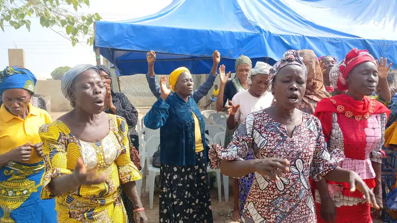 Archive photograph from a Funke Adeyemo Foundation outreach in 2023.
