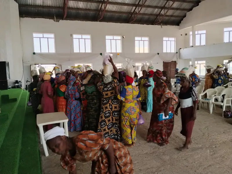 Archive photograph from a Funke Adeyemo Foundation outreach in 2024.