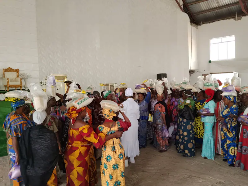Archive photograph from a Funke Adeyemo Foundation outreach in 2024.