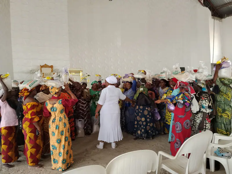Archive photograph from a Funke Adeyemo Foundation outreach in 2024.