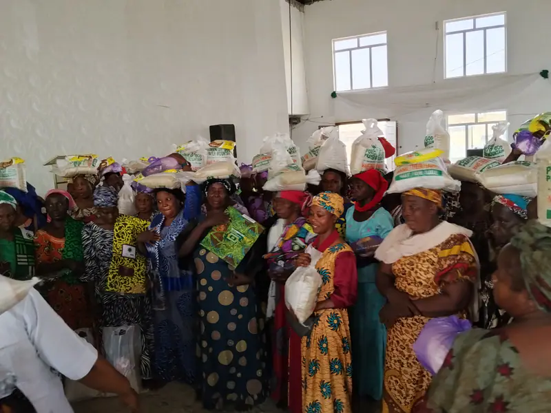 Archive photograph from a Funke Adeyemo Foundation outreach in 2024.