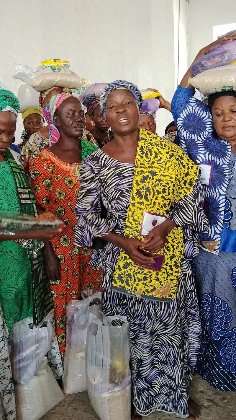 Archive photograph from a Funke Adeyemo Foundation outreach in 2024.