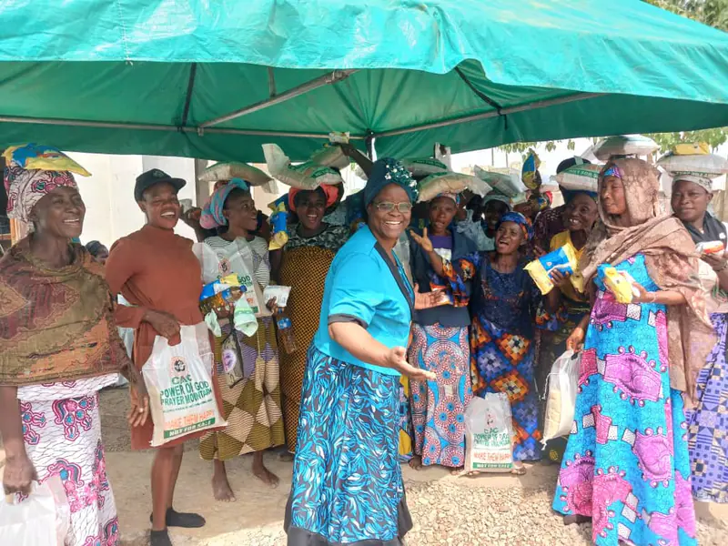 Archive photograph from a Funke Adeyemo Foundation outreach in 2024.