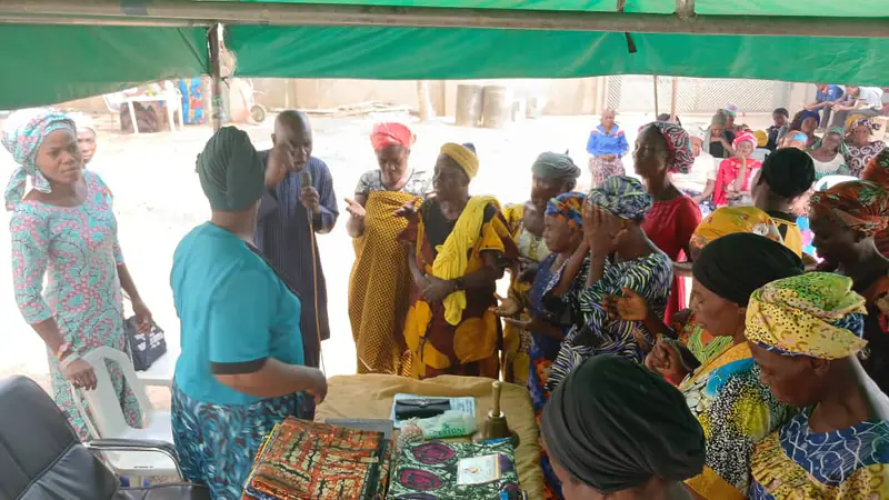 Archive photograph from a Funke Adeyemo Foundation outreach in 2024.