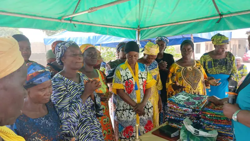 Archive photograph from a Funke Adeyemo Foundation outreach in 2024.