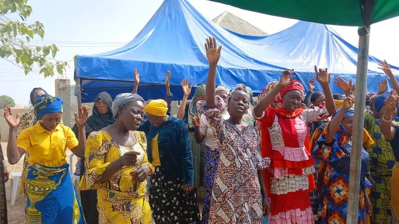 Archive photograph from a Funke Adeyemo Foundation outreach in 2024.